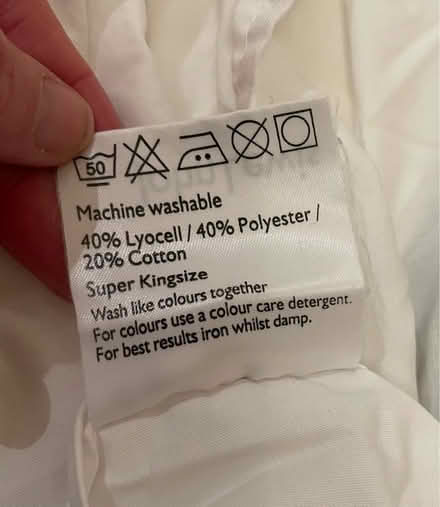 Photo of free Two super king size sheets (Esher, KT10) #4