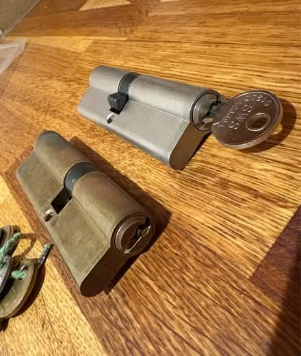 Photo of free 2 x two-sided barrel / cylinder locks (Comeytrowe District Ward TA1) #2