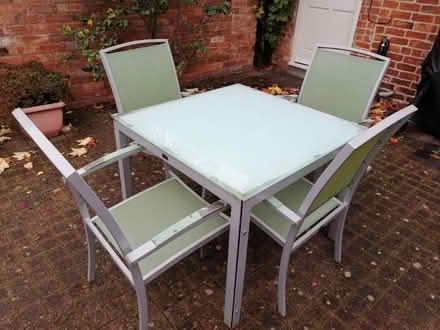 Photo of free Outdoor table and chair set (Allington NG32) #1