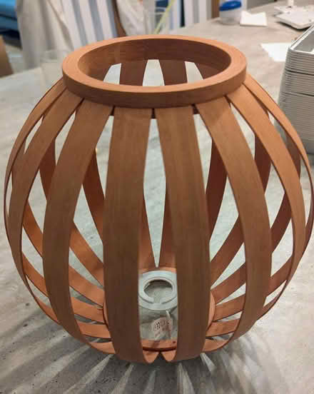 Photo of free Wooden strips lampshade (St Albans AL1) #1