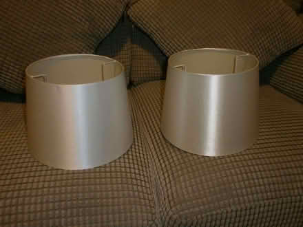 Photo of free Pair of Table Lamp Shades Cream (Bryn WN4) #1