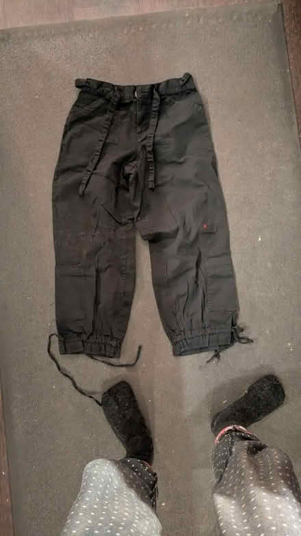 Photo of free Black drawstring pants (Beacon Hill) #1