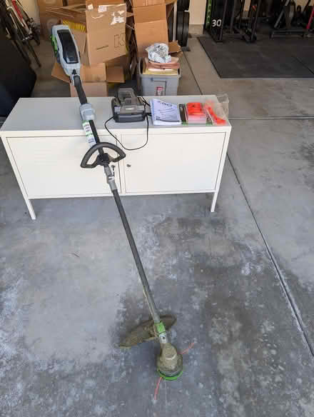 Photo of free EGO string trimmer and charger (Terra Vista Way and Pierce Ave) #1