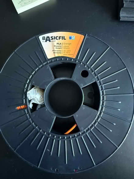 Photo of free Unused roll of 2.85mm Orange 3D printer Filament. 500gram (Buckhurst Hill IG9) #1