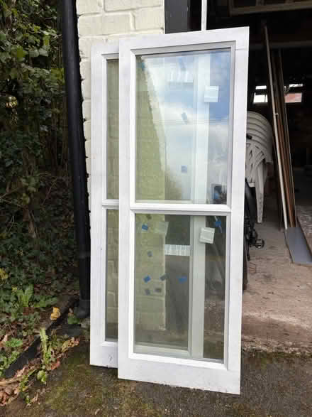 Photo of free 2 hardwood double glazed windows (West Horsley KT24) #1