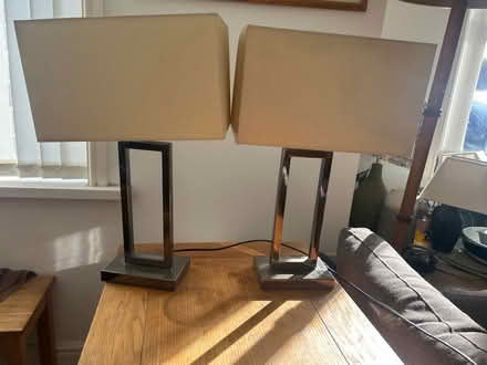 Photo of free Pair of lamps (St brides major CF32) #1