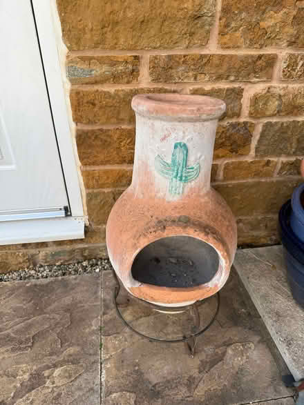 Photo of free 3 x Plant pots & chimenea (Bloxham OX15) #3