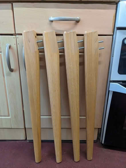 Photo of free Set of Four Wooden Table Legs (PL4) #1