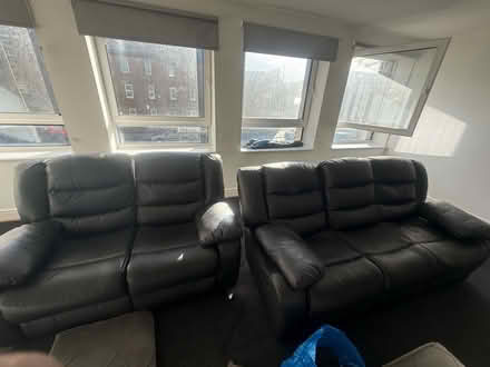 Photo of free Leather Sofa (EH11 Elfin square) #3