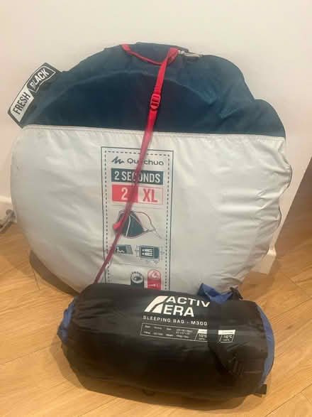 Photo of free Pop up tent for two/sleeping bag (Se1 2bg) #1