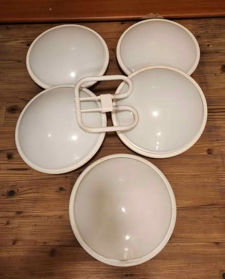 Photo of free 5 Flush to Ceiling Light Fixtures (New Tupton S42) #1