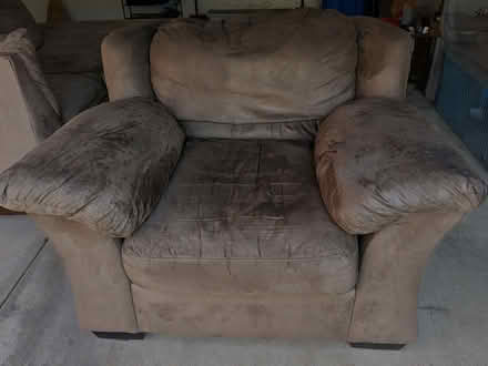 Photo of free Oversized stuffed chair (South Elgin, IL) #1