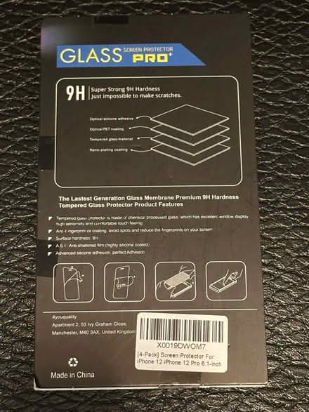 Photo of free 4 Screen Protectors iPhone 12 Pro (Frecheville S12) #1