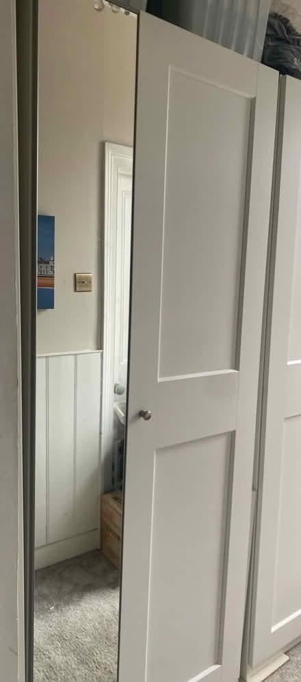 Photo of free IKEA wardrobe with mirror door (N1 De Beauvoir Town) #1