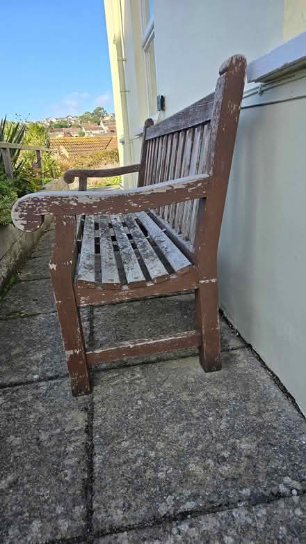 Photo of free Garden Bench (Teignmouth) #1