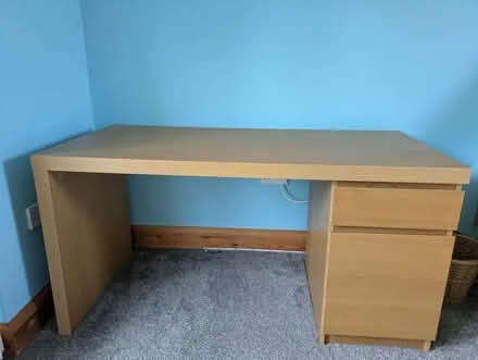 Photo of free IKEA Malm desk with some damage (Botley OX2) #1