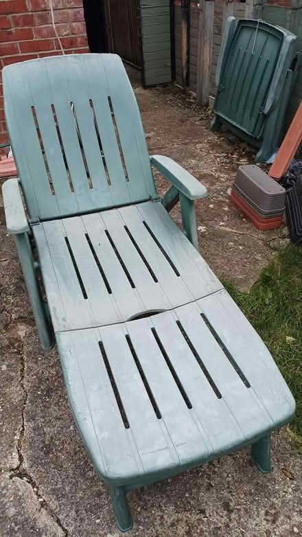 Photo of free 2 sturdy plastic sunbeds (South reading RG2) #2
