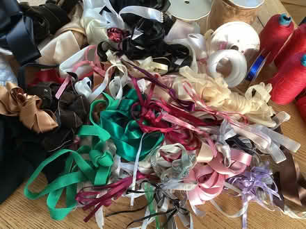 Photo of free Crafters treasure Fabric and ribbon (Market Drayton.) #1