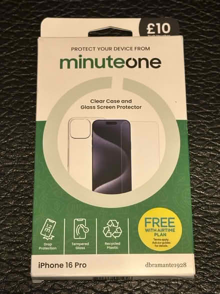 Photo of free Case & Screen Protector iPhone16Pro (Frecheville S12) #1