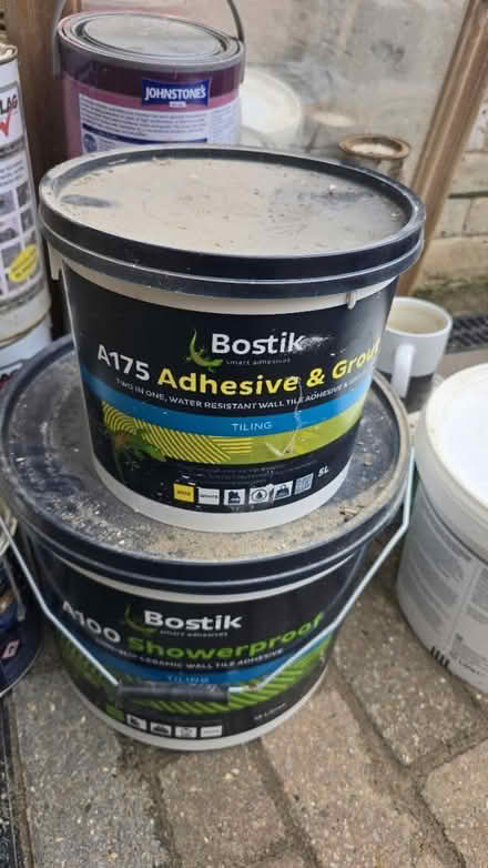 Photo of free Tile adhesive, Roofix Black, paint (Hatfield AL10) #1