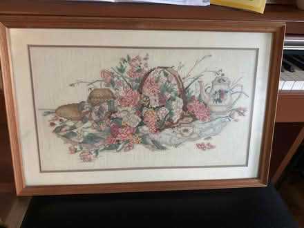 Photo of free Framed cross stitch (Papcastle CA13) #1