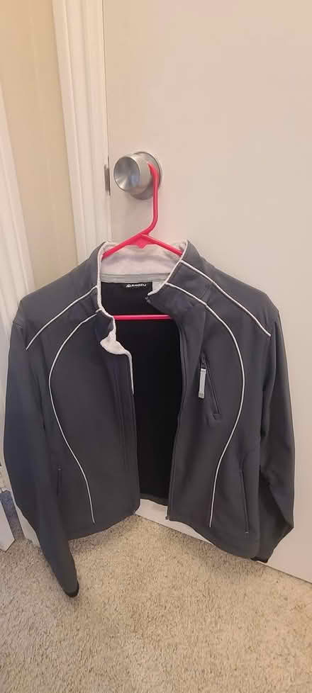 Photo of free Gray Athletic Jacket (NEEDS ZIPPER) (Redwood Shores library) #1