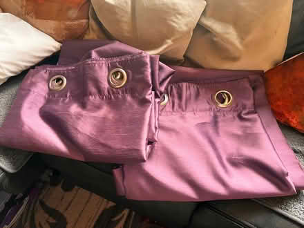 Photo of free Curtains lined purple (Spondon DE21) #1