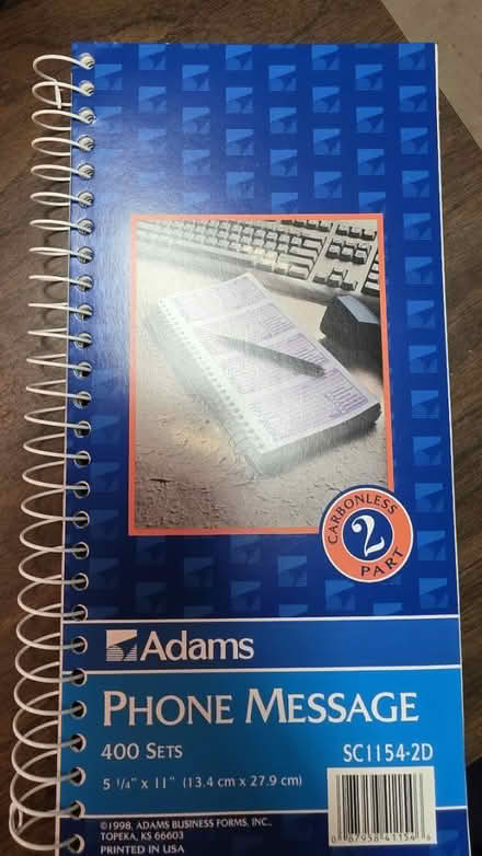 Photo of free Phone Message books (Winchester) #1