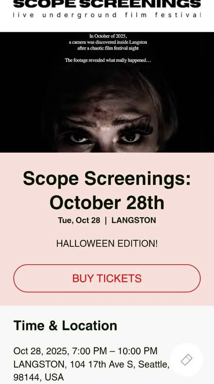 Photo of free Two Free Tickets to Film Festival (Central District) #1