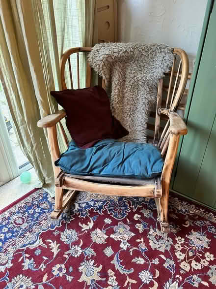 Photo of free Wooden Rocking Chair (OX3 Headington) #1
