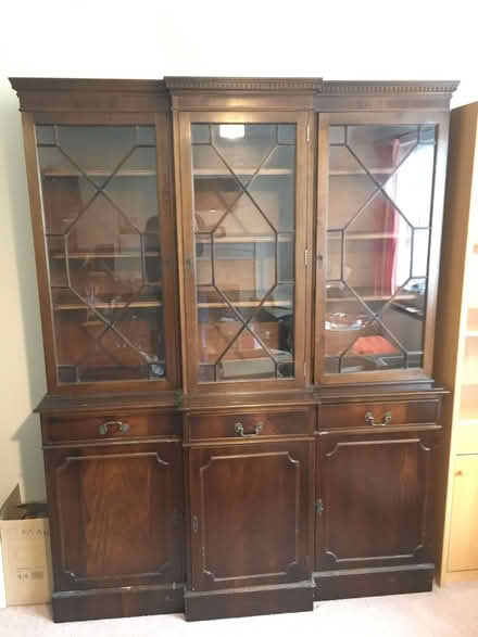 Photo of free Glass cabinet and cupboard unit (Barleybank G66) #1