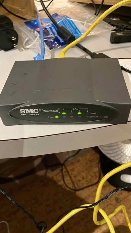 Photo of free SMC Barricade 4 Port Router (Crystal beach) #2