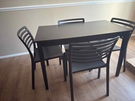 Photo of free Table and 4 chairs (Rochford SS4) #1