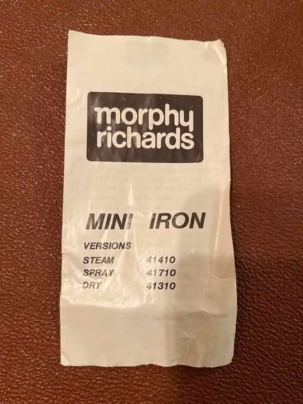 Photo of free Mini Iron (Bramhall SK7) #1