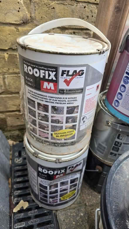 Photo of free Tile adhesive, Roofix Black, paint (Hatfield AL10) #2