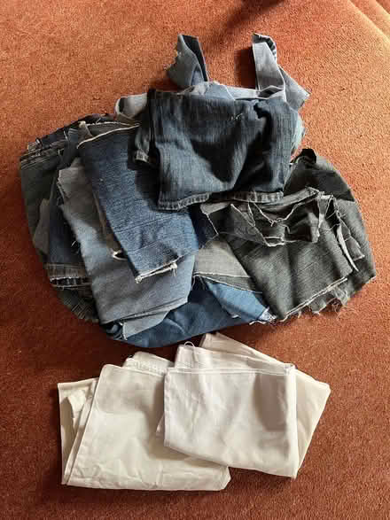 Photo of free Denim pieces (Crooklands LA7) #1