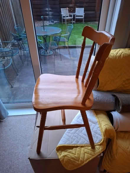 Photo of free 2 wooden chairs (Dronfield Woodhouse S18) #1