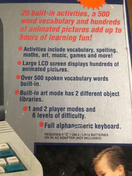 Photo of free VTECH Vintage educational toy (Markfield LE67) #2