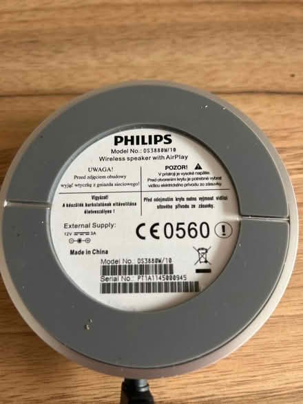 Photo of free Philips Docking AirPlay Speaker (Hall Green B28) #2