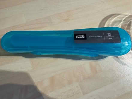 Photo of free Reusable plastic cutlery set in case (Gleneagles area, Wboro NN8) #1