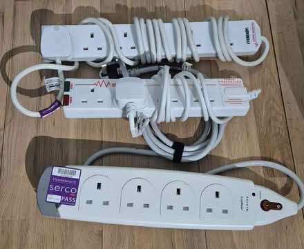 Photo of free Three x multi extension leads (Guildford) #1