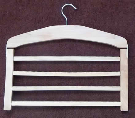 Photo of free 3 x Multi Hng Wooden Coat Hangers (S8 Lowedges) #2