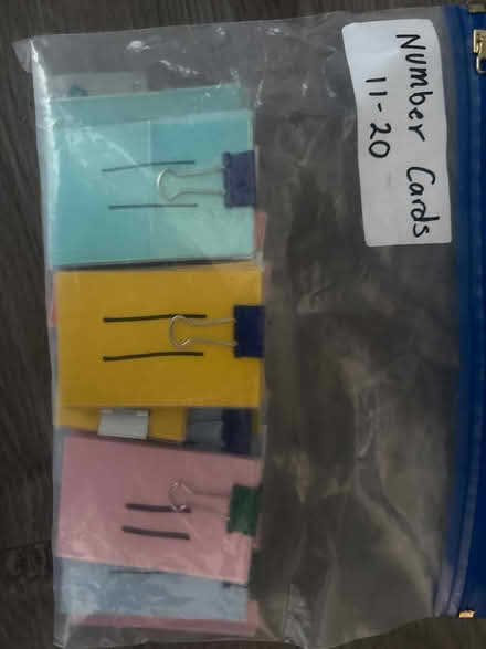 Photo of free Number cards 11-20 (SW11 Battersea) #1