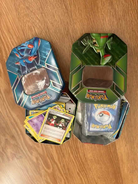 Photo of free Pokémon tins with cards (Old Woking GU22) #1