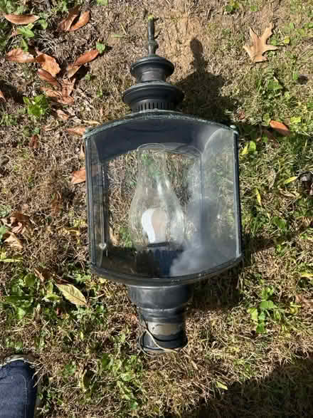 Photo of free Outdoor Lamp for a 3” Lamp Post (McLean) #1