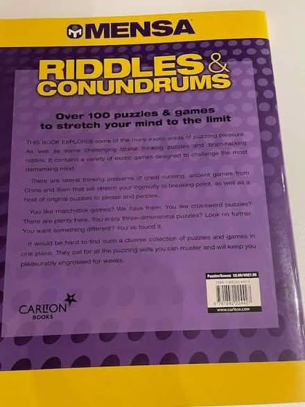 Photo of free Mensa puzzles (Tideswell SK17) #3