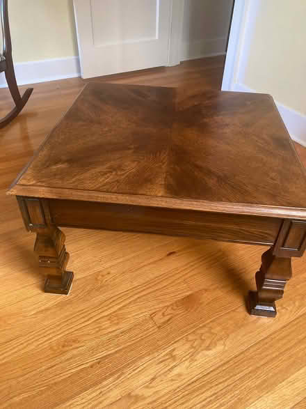 Photo of free Wood coffee table (Capital Hill) #1
