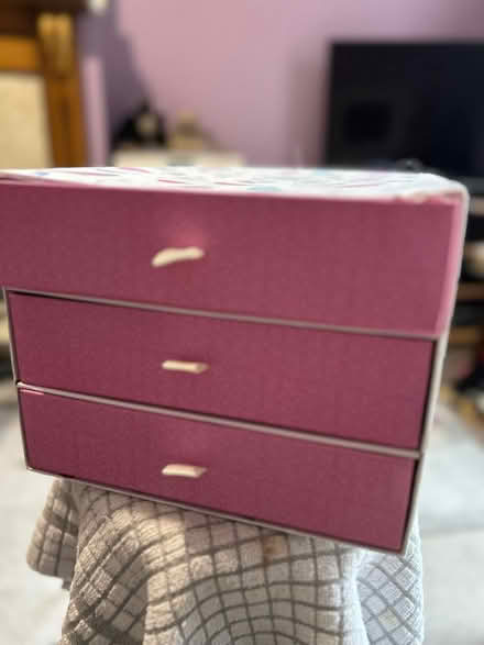 Photo of free Decorative storage box with three drawers. (Monks Hill CR2) #3
