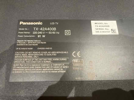 Photo of free Panasonic 42-inch Full HD LCD TV (Dorking RH4) #2