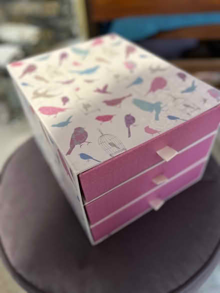 Photo of free Decorative storage box with three drawers. (Monks Hill CR2) #2